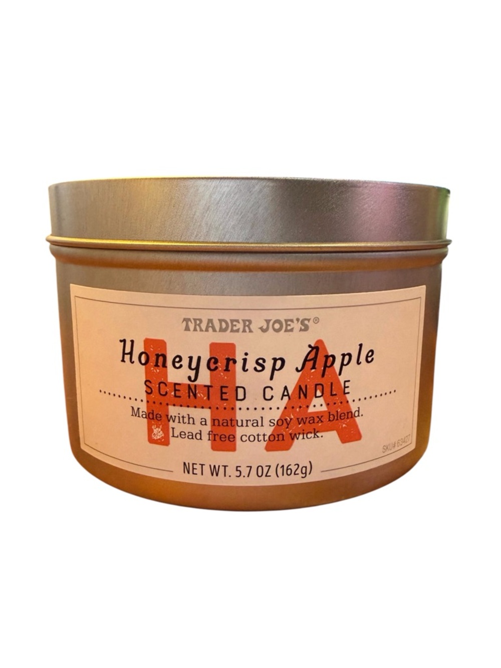 Trader Joe’s Honeycrisp Apple Scented Candle